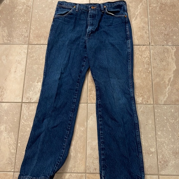 Mens Wrangler Jeans 937str 33x3 